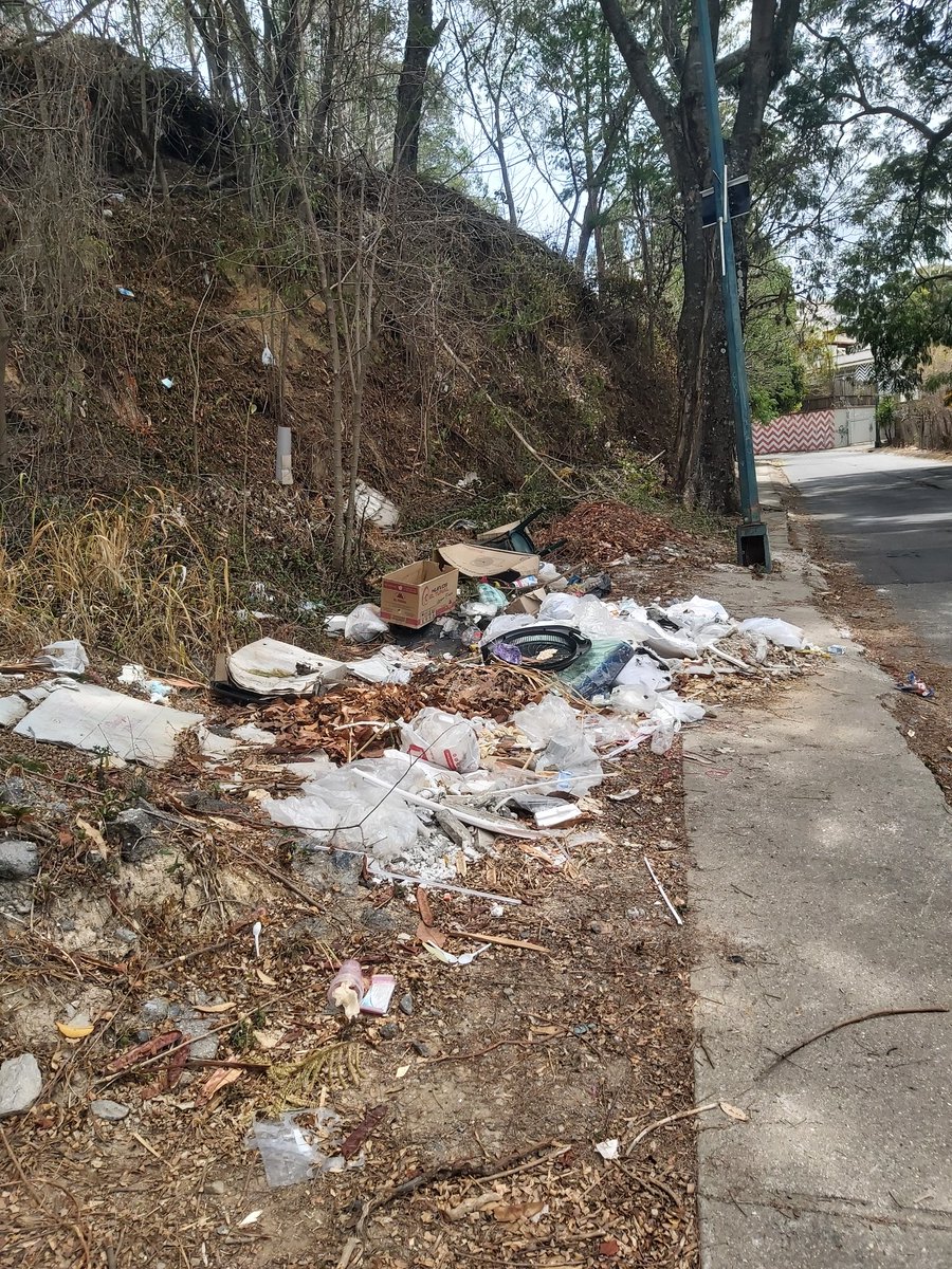 marivalenta76's tweet photo. Saludos cordiales @fospuca la reiterada falta de recolección de estos desperdicios convierte el lugar en un asiduo basurero (para ciudadanos inconscientes) Calle de la Tejería. Lomas de la Trinidad. #ReporteCiudadano #saludpública https://t.co/qHrK5LE6EY