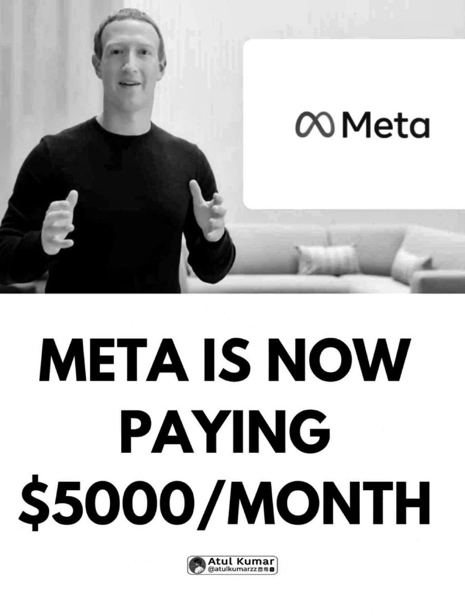 🚨 Meta is paying $5,000/month just for using the internet a few hours a day!

If you have: 

📱 A phone
🌐 Internet access
⏰ A little spare time

You could start earning too. I’ve created a FREE step-by-step guide to help you begin.

Want access? Just do this:
❤️ Like &amp; 🔁