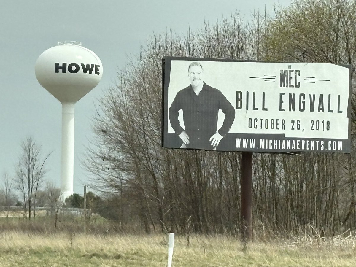 Every trip home to Ohio gives a new chance for me to confirm this billboard promoting a 2018 Bill Engvall show is still there on the Indiana tollway. Thankfully as of yesterday it’s still there!