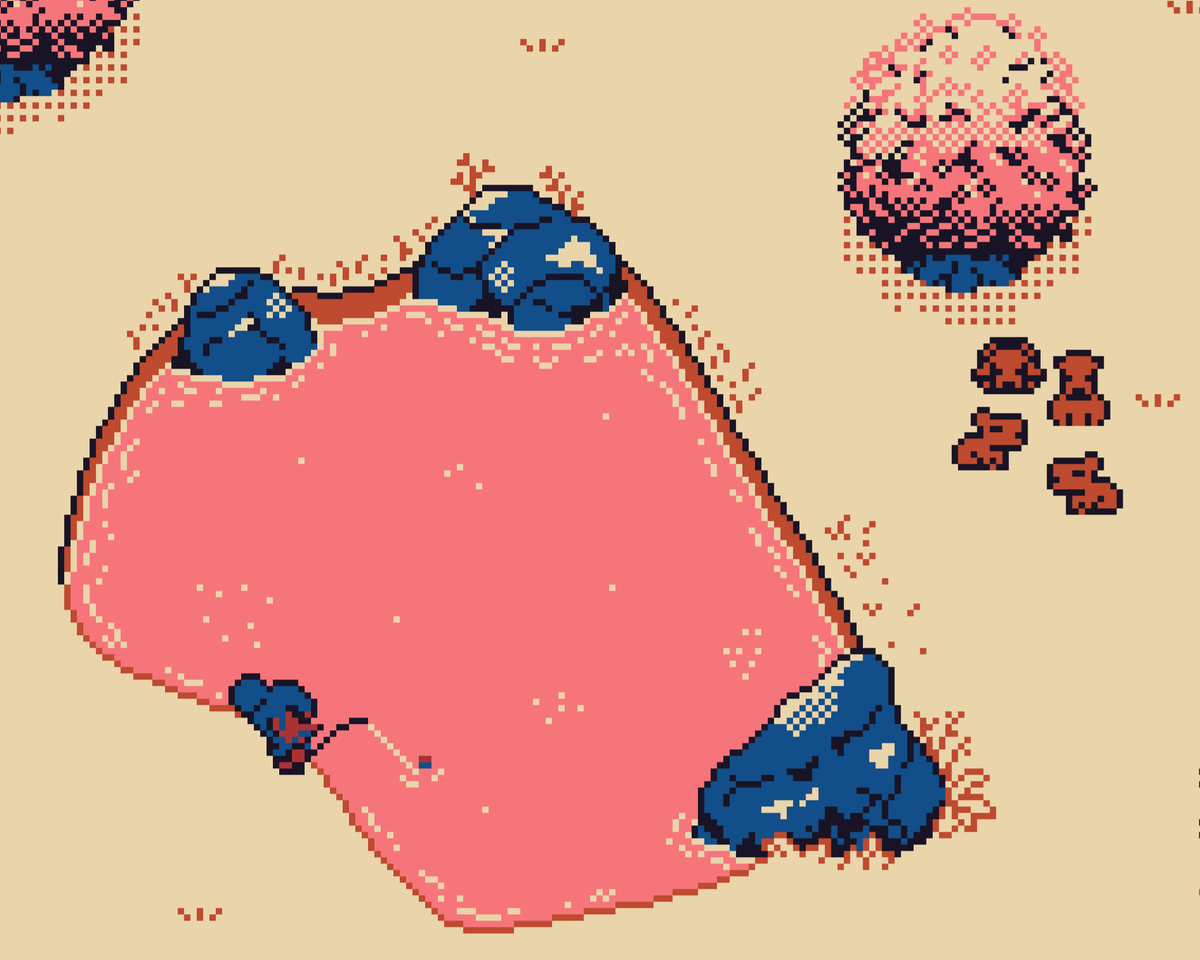 TenguPixel's tweet photo. Not everyone noticed…
But someone is quietly fishing in the sakura park.
What do you think he is hoping to catch?

#PixelArt #Hanami #GameBoyStyle #ドット絵 https://t.co/7ZCZ1ZYGO4