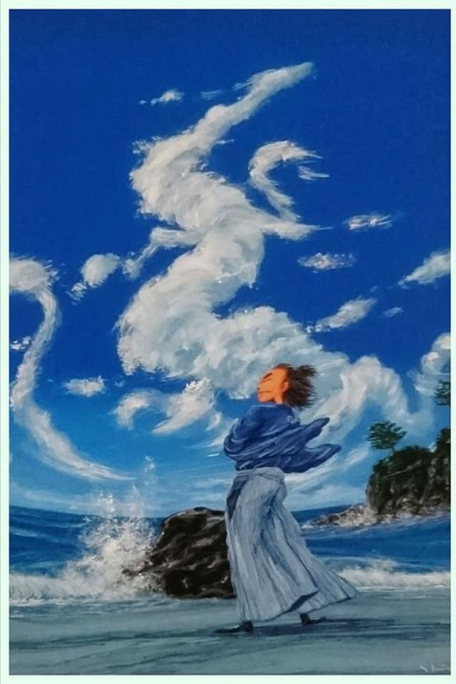 【龍馬さん&amp;山内容堂公の言霊】

武市はわしの支えじゃった
吉田東洋を闇討ちにしたがじゃ
そんな輩を許してもええと思うか
おんしっ！

武市殿は一切の私心なく
唯々大殿様に忠義を
尽くされているのでは…

よぉ知っちゅうのぉ
まるで土佐者のようじゃ！

イラストby
#角谷やすひと

#言霊
#龍馬伝