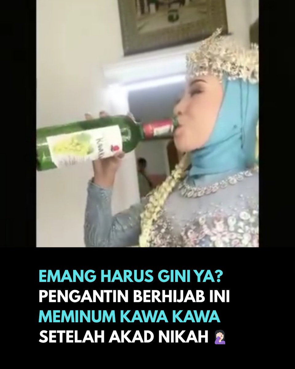 sabrinaazel's tweet photo. Definisi "sakinah mawaddah wahkawa-kawa" 

Kata orang sih kebiasaan setelah menikah itu harus menjadi pribadi yang lebih baik lagi 

Kerjaan kita waktu masih melajang ditinggalin lah, mana pake hijab lagi 🤦🏻‍♀️. https://t.co/MwyeEJqaok