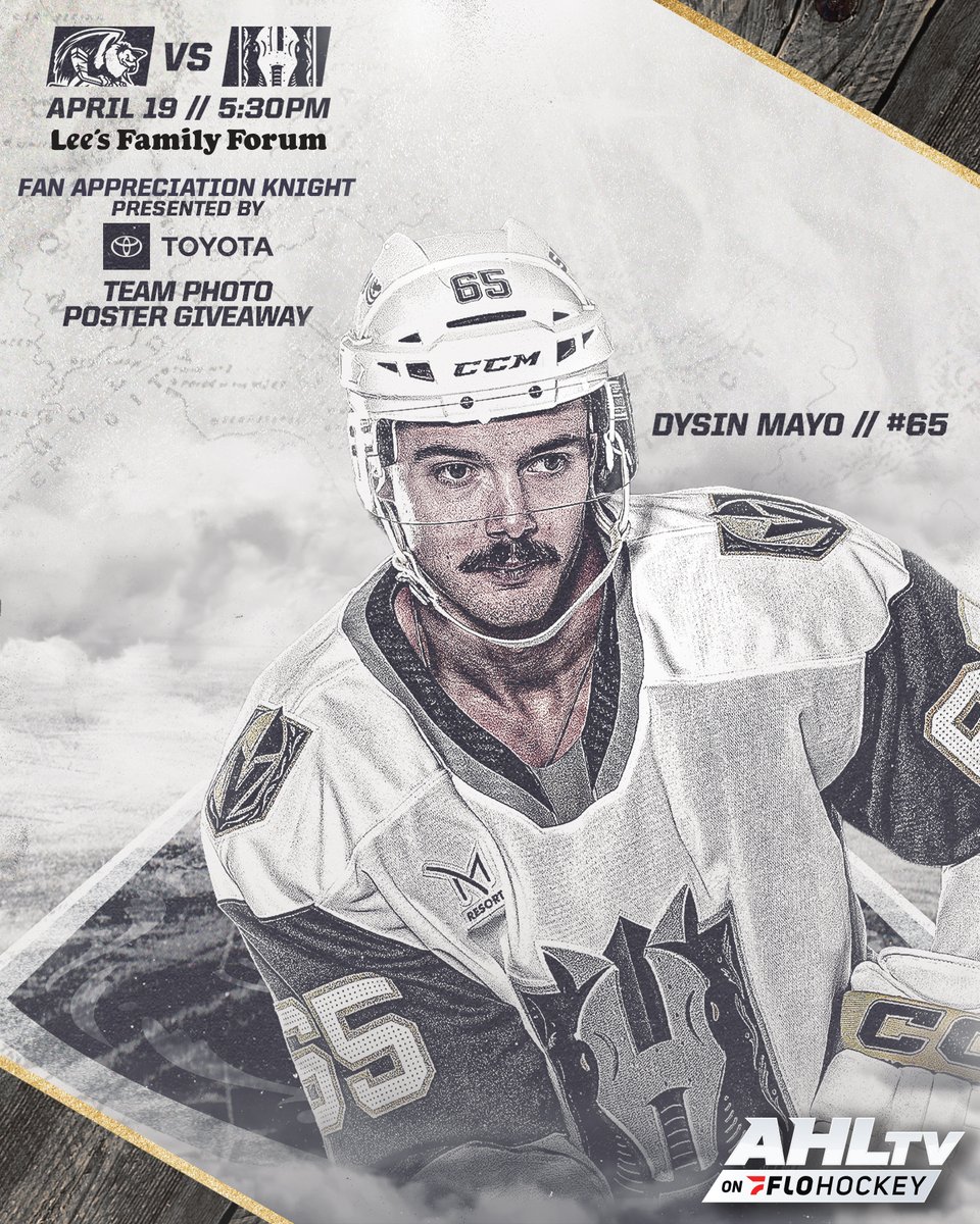 ready to celebrate the best fans in the AHL 🫶

📺: Vegas 34 and <a href="/FloHockey/">FloHockey</a> 
📻: <a href="/1230TheGame/">1230 The Game</a>
🎟️: vgk.io/re5lQ