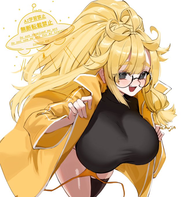 みつしげちゃんのファンアートです!
太眉爆乳は健康にいいぞ
多少のポロリも隠せるからね 