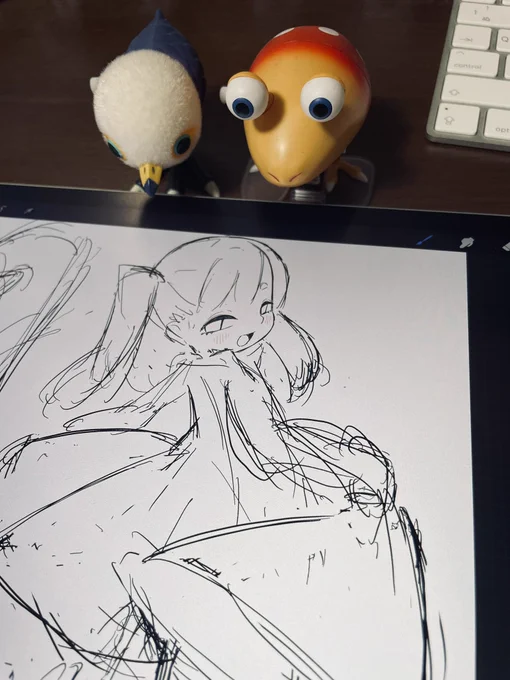 動きのあるスカートが描きたい 