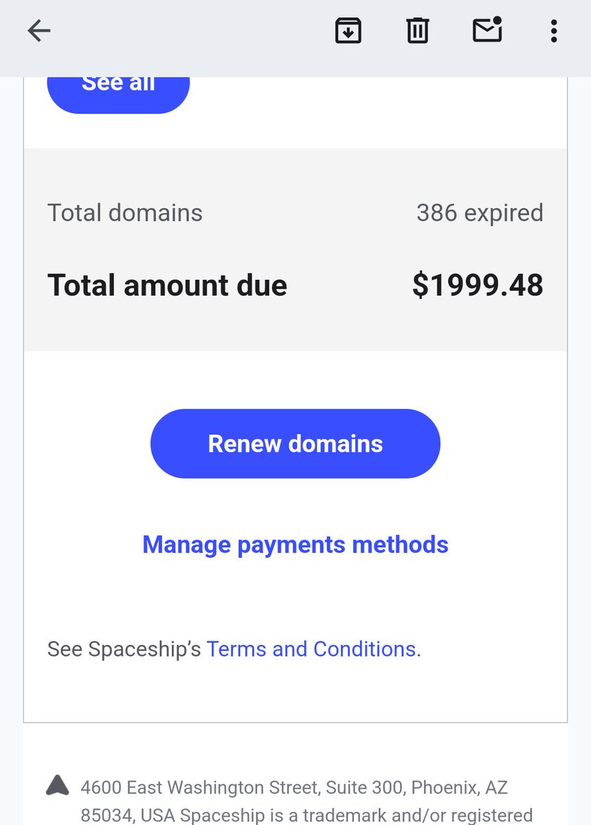 Time to get back to deploying. Should do 10k domains this year. 🫡