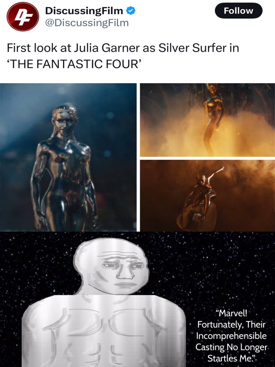 Meteorstrail's tweet image. Silver Surfer