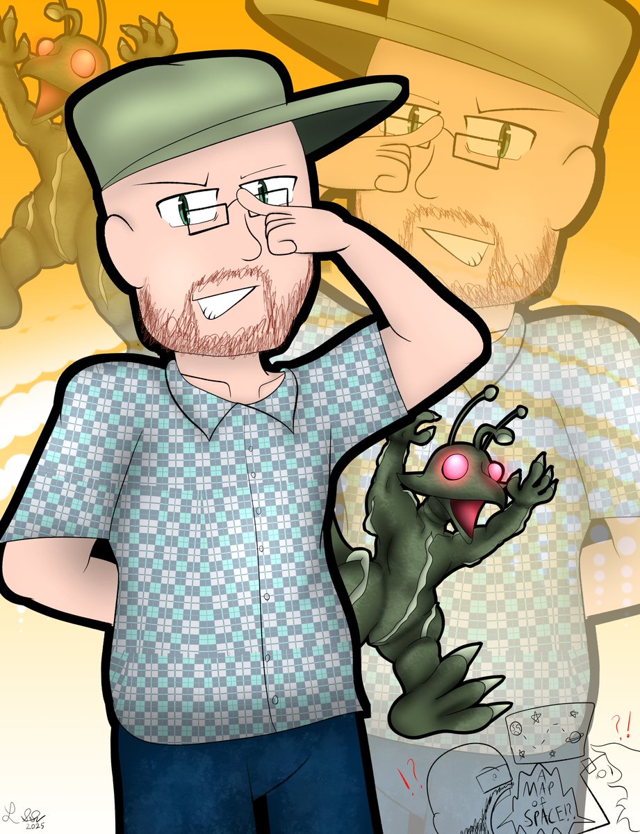 lsscribbleshack's tweet photo. Happy Birthday to my good friend and fellow Kaiju movie enthusiast @AdamNProduction! From cryptids, to kaijus, to being introduced to the majesty of The X from Outerspace, here's to the next exciting find and guaranteed laughs! https://t.co/O6i0OrFCJ4