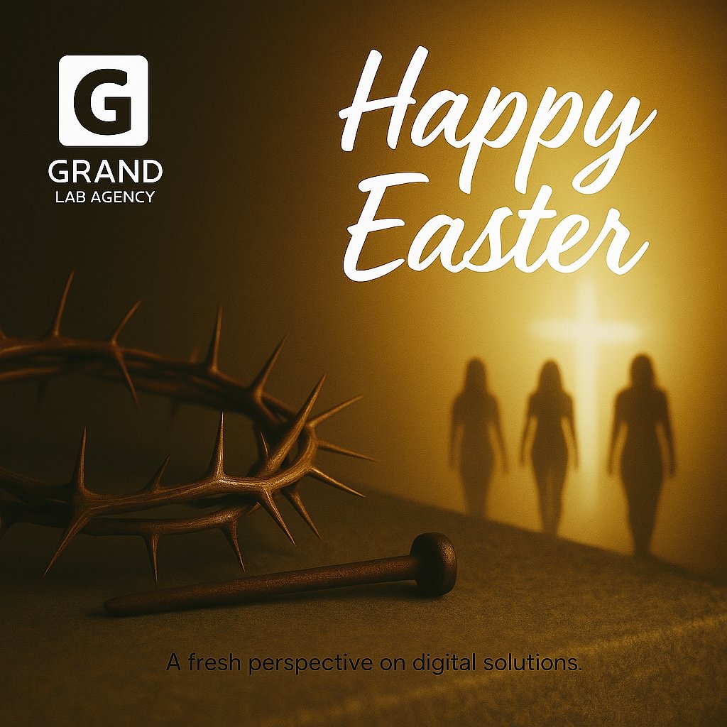GrandLabAgency's tweet image. This Easter, we celebrate light after darkness, purpose after pause. Here's to renewal and fresh perspectives.