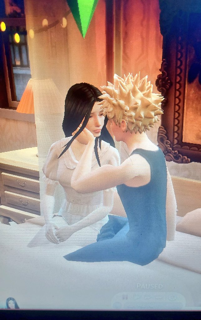 They won't stop being cute🤧

#Sims4 #MHA #Bakugou #yaoyorozu #bakumomo