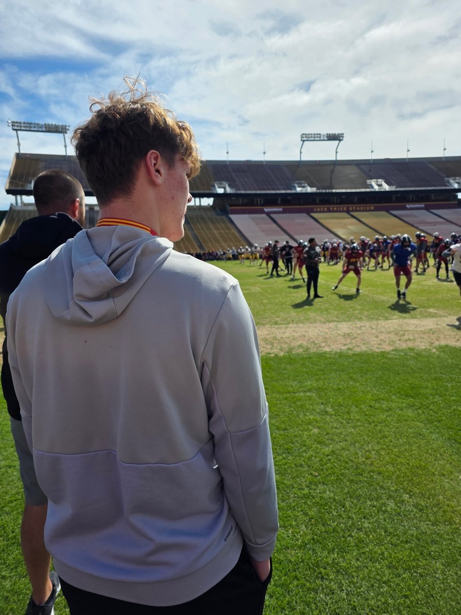Jevyn at Iowa State today. Enjoy your tme!