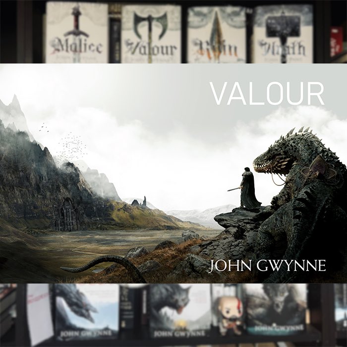 JohnGwynne_'s tweet image. It is my absolute pleasure to share the cover for the @GrimOakPress special edition of Valour. I hope you love it as much as I do.
Big thanks to Marcus Whinney , Shawn Speakman and the Grim Oak team for their all-round awesomeness. Truth & Courage!