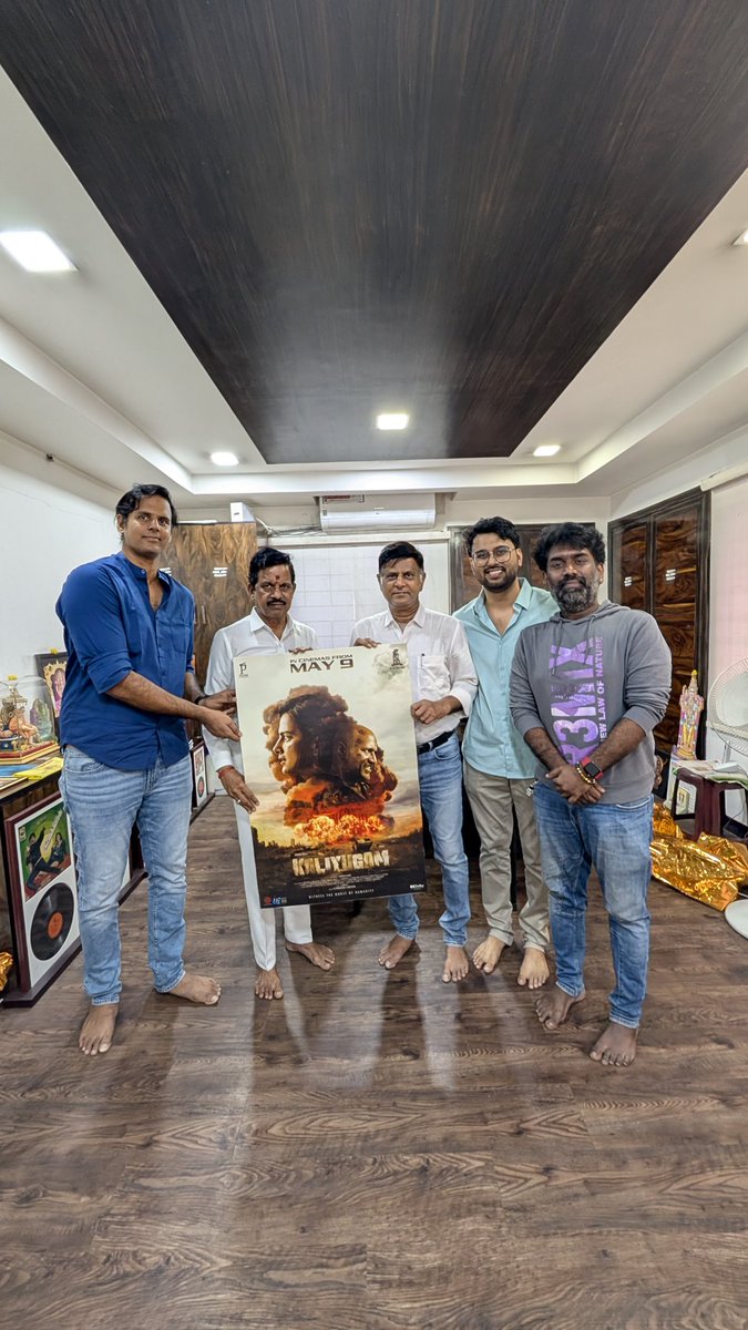 FreeTime (@freetimeoff) on Twitter photo Veteran producer #KalaippuliSThanu <a href="/theVcreations/">Kalaippuli S Thanu</a> reveals the release date of #Kaliyugam! - Releasing worldwide on May 9, 2025
#KaliyugamFromMay9
<a href="/ShraddhaSrinath/">Shraddha Srinath</a> #Kishore <a href="/rkintrnational/">RK INTERNATIONAL</a> <a href="/primecinemas_/">Prime Cinemas</a> <a href="/prastories/">Pramodh Sundar</a> <a href="/rck_dop/">Ramcharan</a> <a href="/SonyMusicSouth/">Sony Music South India</a> <a href="/nimzcut/">Nimz</a> #Dawnvincent Veteran producer #KalaippuliSThanu <a href="/theVcreations/">Kalaippuli S Thanu</a> reveals the release date of #Kaliyugam! - Releasing worldwide on May 9, 2025
#KaliyugamFromMay9
<a href="/ShraddhaSrinath/">Shraddha Srinath</a> #Kishore <a href="/rkintrnational/">RK INTERNATIONAL</a> <a href="/primecinemas_/">Prime Cinemas</a> <a href="/prastories/">Pramodh Sundar</a> <a href="/rck_dop/">Ramcharan</a> <a href="/SonyMusicSouth/">Sony Music South India</a> <a href="/nimzcut/">Nimz</a> #Dawnvincent