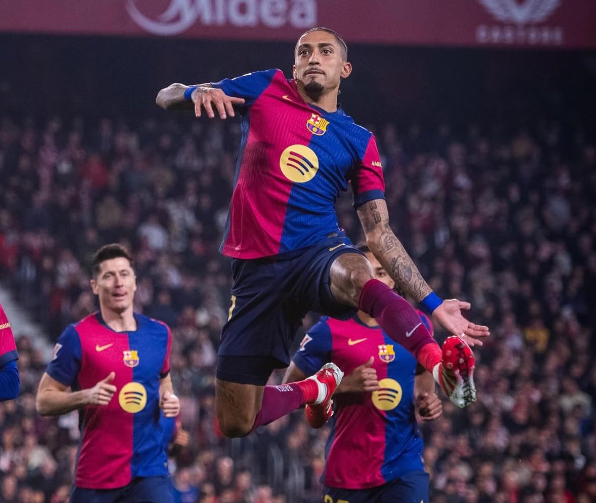 🔵🔴 25 G/A in La Liga for Raphinha, 52 G/A this season in all competitions for Barcelona’s star.