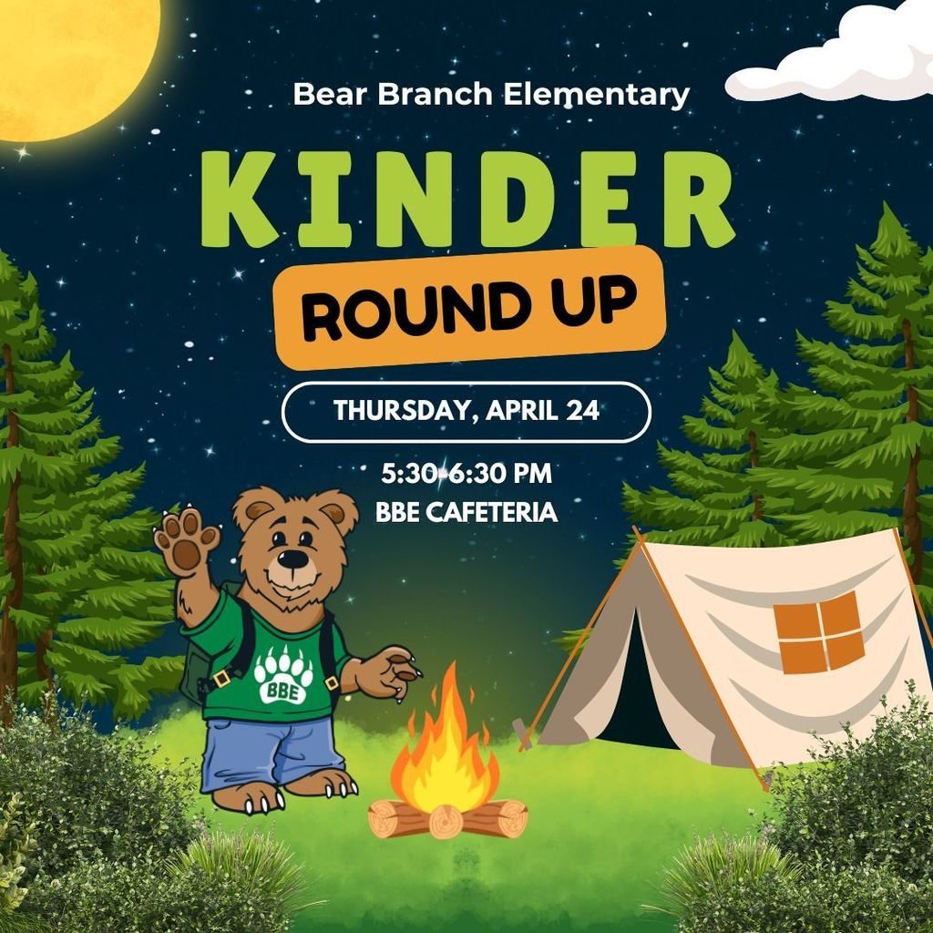Kinder Round Up is happening on Thursday, April 24!  We hope to meet our future Baby Bears!