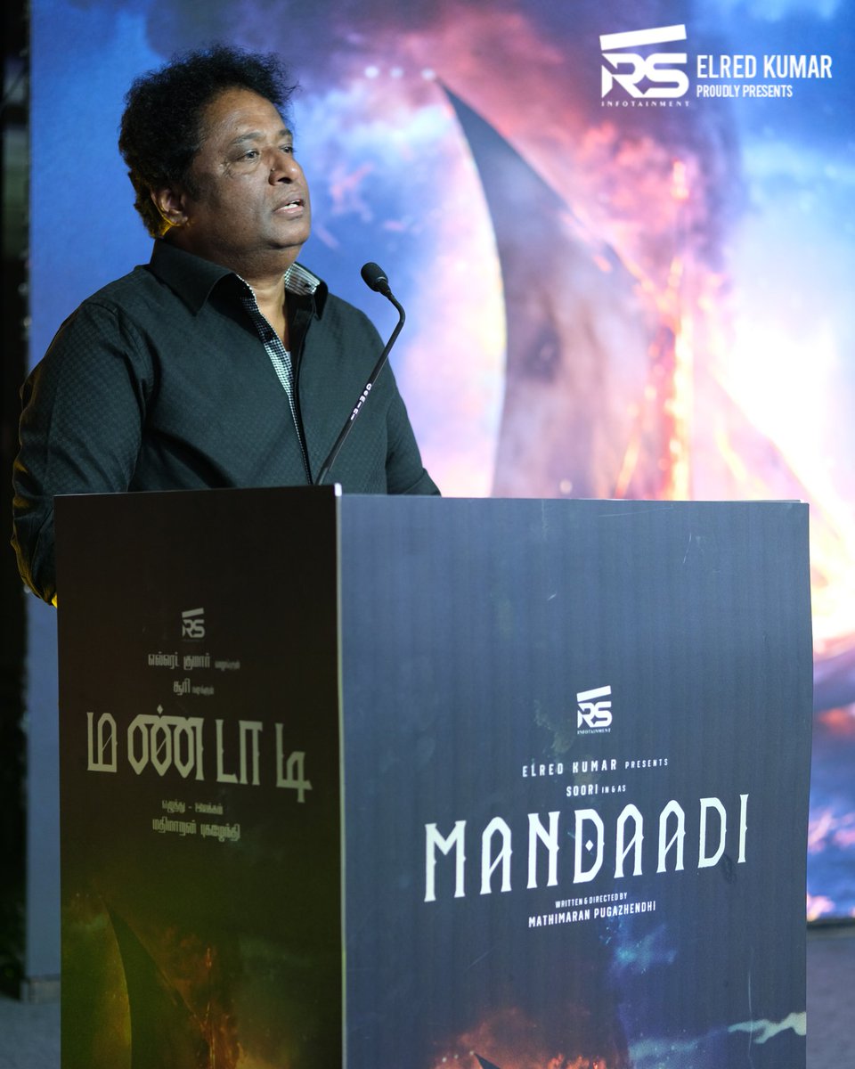 RS Infotainment (@rsinfotainment) on Twitter photo The producer of world #Mandaadi <a href="/elredkumar/">Red</a> β€οΈβπ₯
#Mandaadi
#MandaadiFirstLook
#MandaadiMovieLaunchEvent
<a href="/sooriofficial/">Actor Soori</a> <a href="/ActorSuhas/">Suhas πΈ</a> <a href="/elredkumar/">Red</a> <a href="/rsinfotainment/">RS Infotainment</a> #VetriMaaran <a href="/MathiMaaran/">Mathimaran Pugazhendhi</a> <a href="/gvprakash/">G.V.Prakash Kumar</a> <a href="/Mahima_Nambiar/">Mahima Nambiar</a> #Achyuthkumar <a href="/RavindraVijay1/">Ravindra Vijay</a> <a href="/sachananamidass/">sachananamidass</a> #sathyaraj The producer of world #Mandaadi <a href="/elredkumar/">Red</a> β€οΈβπ₯
#Mandaadi
#MandaadiFirstLook
#MandaadiMovieLaunchEvent
<a href="/sooriofficial/">Actor Soori</a> <a href="/ActorSuhas/">Suhas πΈ</a> <a href="/elredkumar/">Red</a> <a href="/rsinfotainment/">RS Infotainment</a> #VetriMaaran <a href="/MathiMaaran/">Mathimaran Pugazhendhi</a> <a href="/gvprakash/">G.V.Prakash Kumar</a> <a href="/Mahima_Nambiar/">Mahima Nambiar</a> #Achyuthkumar <a href="/RavindraVijay1/">Ravindra Vijay</a> <a href="/sachananamidass/">sachananamidass</a> #sathyaraj