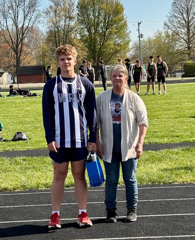 We were able to recognize our seniors, Jake Antibus and Lelen Grissom, at our final home meet of the year this past Wednesday. Thank you Jake and Lelen! <a href="/WRVwolverines/">White River Valley</a>