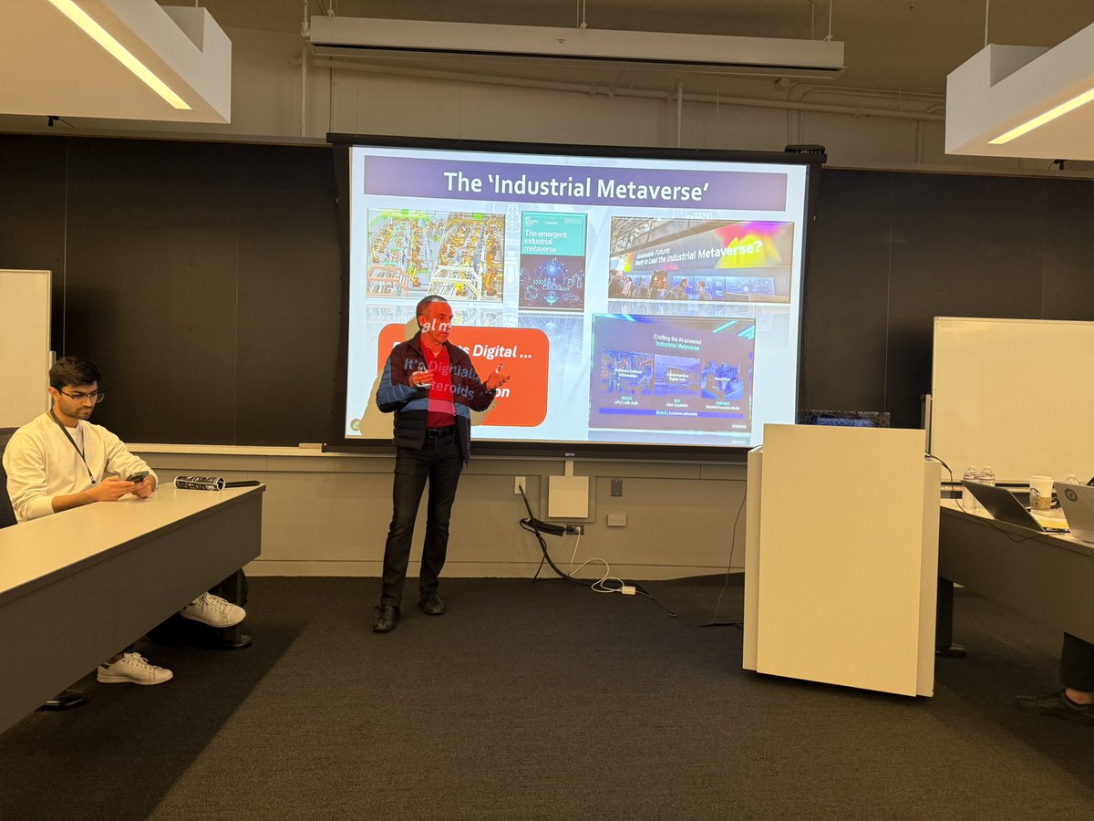 If anyone is wondering who the REAL <a href="/Kevin_ODonovan/">Kevin O'Donovan</a> is - he’s here at <a href="/harvardxr/">HarvardXR</a> talking about the #industrialmetaverse