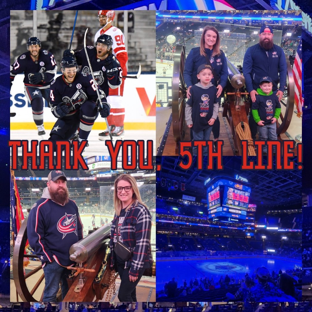CBJFootSoldier's tweet image. Thank you, 5th line. 
#CBJ #WeAreThe5thLine #Columbus #Ohio #BlueJackets #NHL #5thLine #BOOMTOWN #BattleOn
