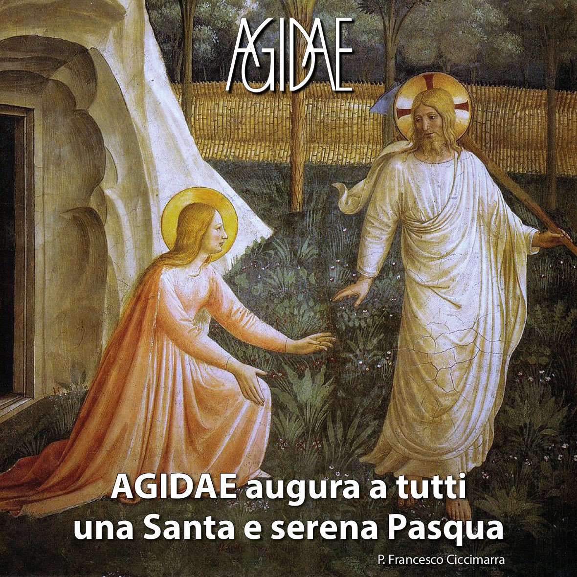 agidae_official's tweet photo. “AGIDAE augura a tutti una Santa e serena Pasqua” - Padre Francesco Ciccimarra #agidae https://t.co/wqxlI3uxSL
