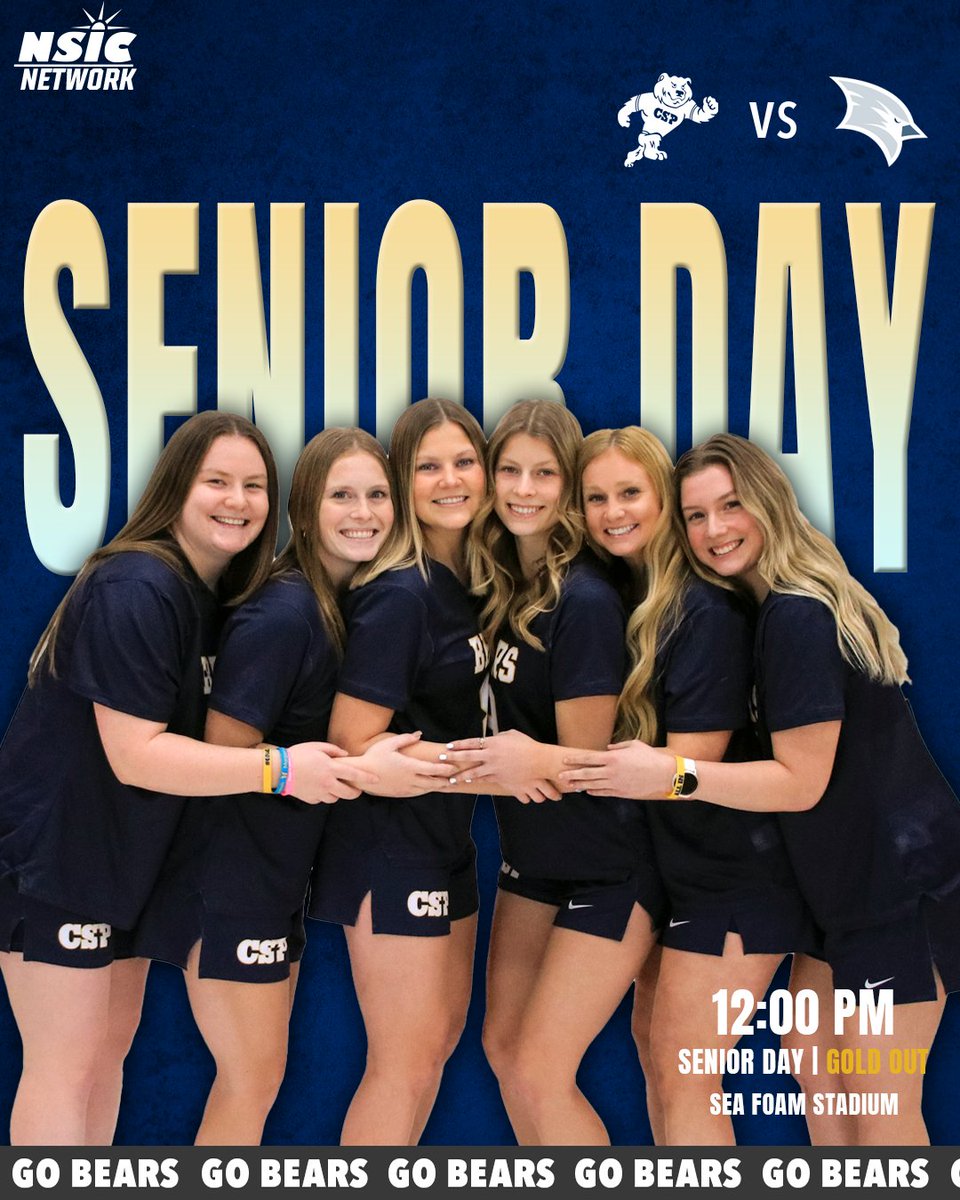 It's Senior Day 🥹🥲💙💛 
<a href="/CSPBearsLAX/">Golden Bear Lacrosse</a>

📺 flocollege.com/signup?redirec…
📊cspbears.com/sidearmstats/w…

#LetsGoBears #BeGolden #GB4L #CSP