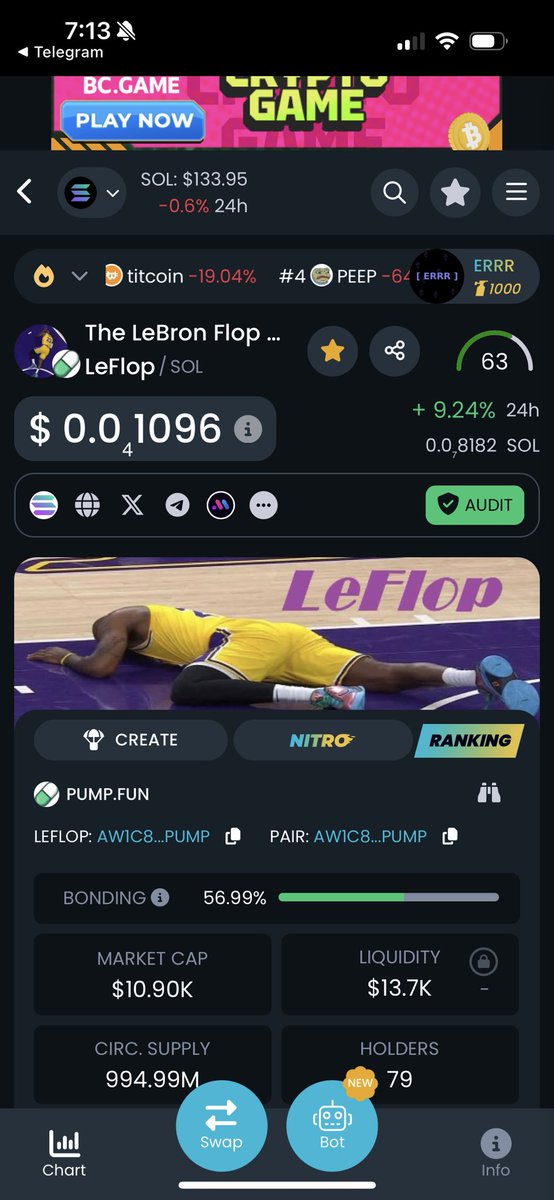 LeFlopCoin's tweet photo. @BlueMoonW3 Let’s go. https://t.co/hCe0TRJN8u