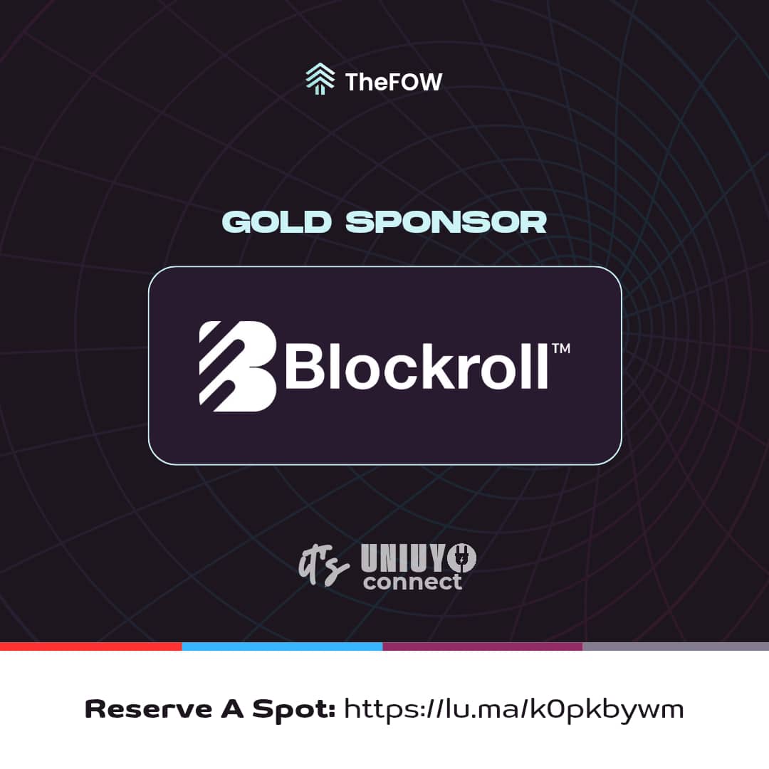Convergence_24's tweet image. BlockRoll is our Gold Sponsor for UNIUYO CONNECT! 
@ourblockroll is empowering African professionals to receive internat&apos;l payments, manage money, and position their brand for global opportunities—all in one powerful app.

Reserve your seat: lu.ma/k0pkbywm