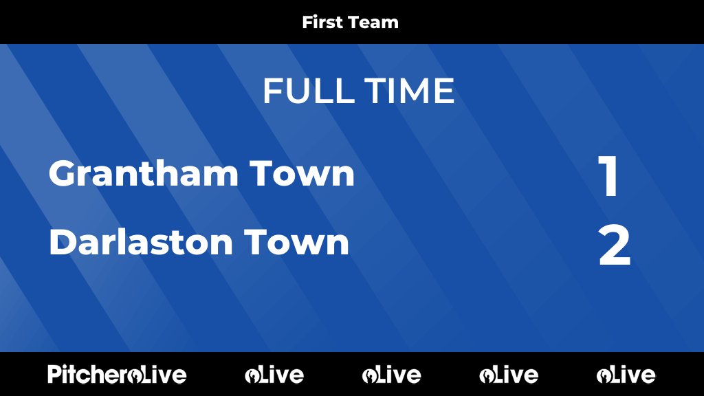 DarloTown1874FC's tweet photo. FULL TIME: Grantham Town 1 - 2 Darlaston Town
#GRADAR #Pitchero
https://t.co/SEEvenXOBK https://t.co/MqD2Cnn4yd