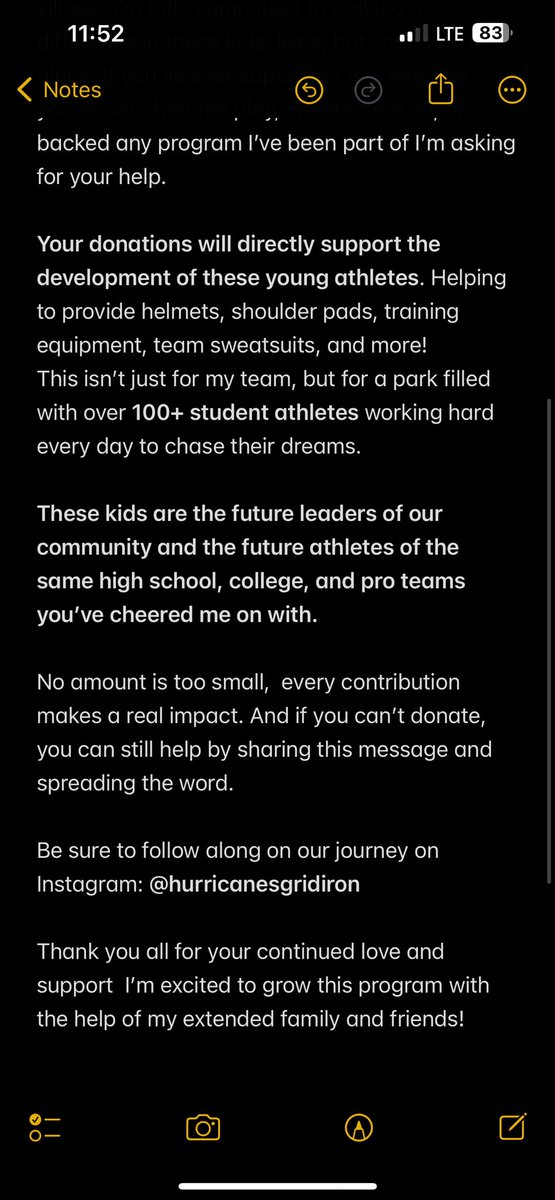 Greg McCrae (@nikeheadgreg) on Twitter photo ATTENTION: UCF Family, Winnipeg Family, and Friends! Please read, help, share, repost !
Instagram: HurricanesGridiron ATTENTION: UCF Family, Winnipeg Family, and Friends! Please read, help, share, repost !
Instagram: HurricanesGridiron