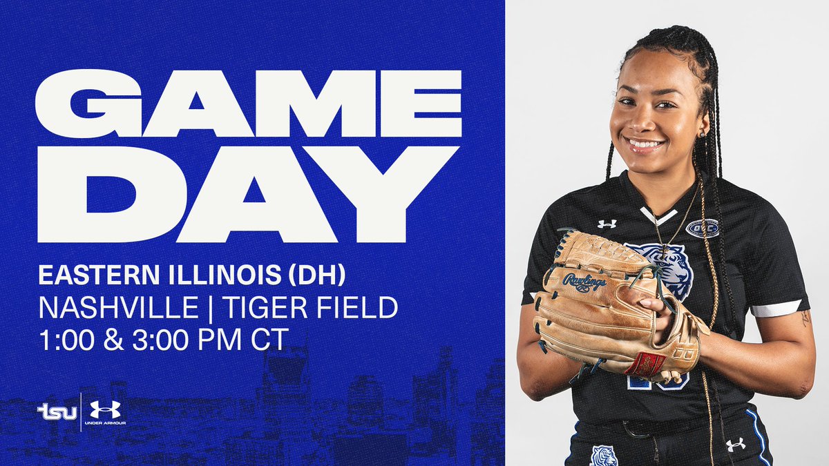 𝗚𝗔𝗠𝗘𝗗𝗔𝗬

🆚 Eastern Illinois
🕐 Game 2 —  1:00 PM
🕒 Game 3 — 3:00 PM 
🏟️ NASHVILLE | Tiger Field
📊 tsutigers.com/sidearmstats/s…