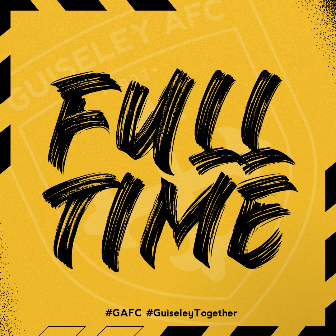 Full-time: Blyth Spartans 0-2 Guiseley. The Lions secure a place in the play offs with today's win. Joe Ackroyd and Will Longbottom on the scoresheet in either half. #GAFC