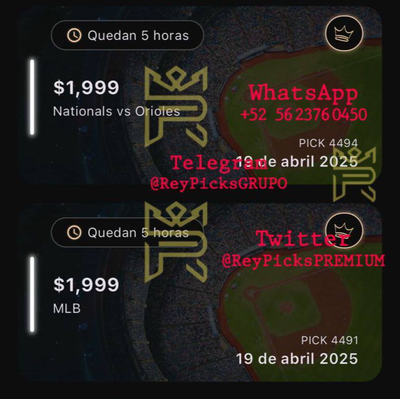 💥 CARTELERA COMPLETA, 9 JUGADAS DE CRISTIAN REY 🤴🍾

Precio en la app: $18,000 MXN ❌
Conmigo las TIENEN TODAS  $2,490 pesitos ✅

Regalaré estas jugadas a 5 de ustedes que dejen su like en este tweet (chequen sus mensajes) ❤️❤️❤️