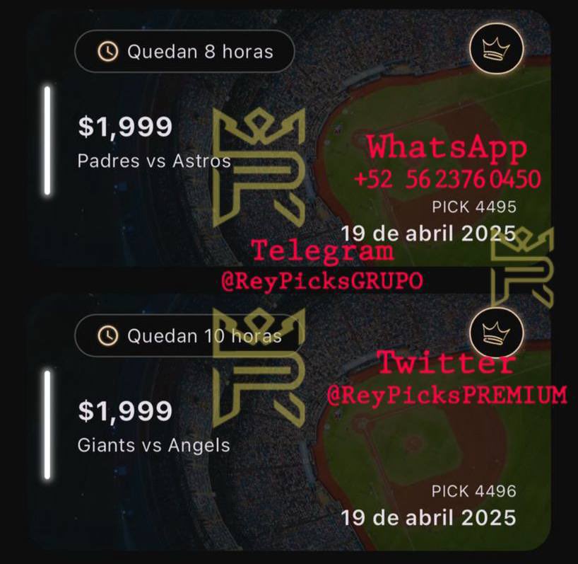 PickCristianRey's tweet photo. 💥 CARTELERA COMPLETA, 9 JUGADAS DE CRISTIAN REY 🤴🍾

Precio en la app: $18,000 MXN ❌
Conmigo las TIENEN TODAS  $2,490 pesitos ✅

Regalaré estas jugadas a 5 de ustedes que dejen su like en este tweet (chequen sus mensajes) ❤️❤️❤️ https://t.co/tg2zUjruDU
