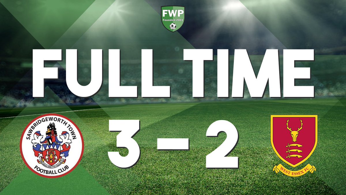 FULL-TIME: Sawbridgeworth Town 3-2 West Essex