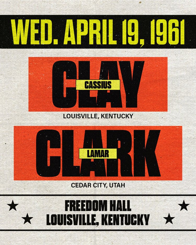 MuhammadAli's tweet photo. On this day in 1961, Ali accurately predicted a victory over LaMar Clark in the second round, showcasing his power and foresight. ๐ฅ
#MuhammadAli #Icon #Prediction #LaMarClark #Knockout #BoxingSkill #Victory https://t.co/7yyhzKkA61