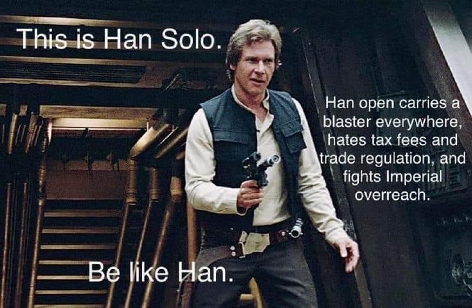 Be like Han! 🙌🏻