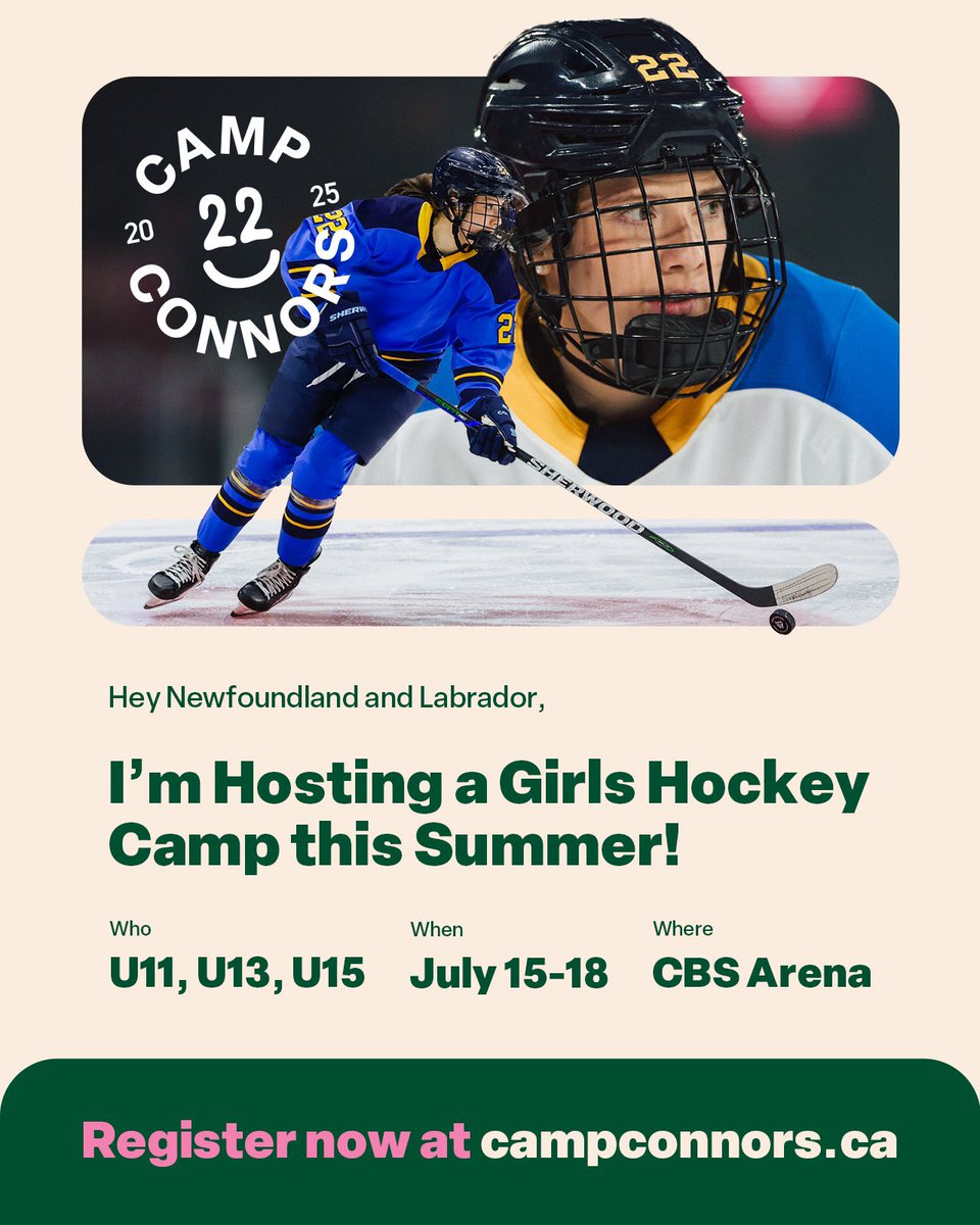 REGISTRATION IS NOW OPEN ‼️

Go to campconnors.ca to reserve your spot today.