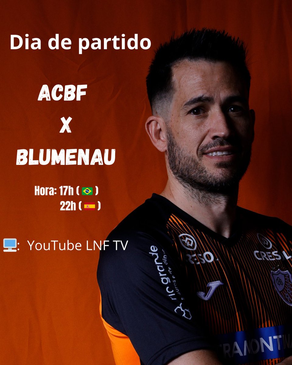 Estreia na LNF Cresol 2025 

ACBF X BLUMENAU 

Hora: 17h 🇧🇷 
  22h 🇪🇸

🖥️: YOUTUBE LNF TV 

📸: @luckacyriaco