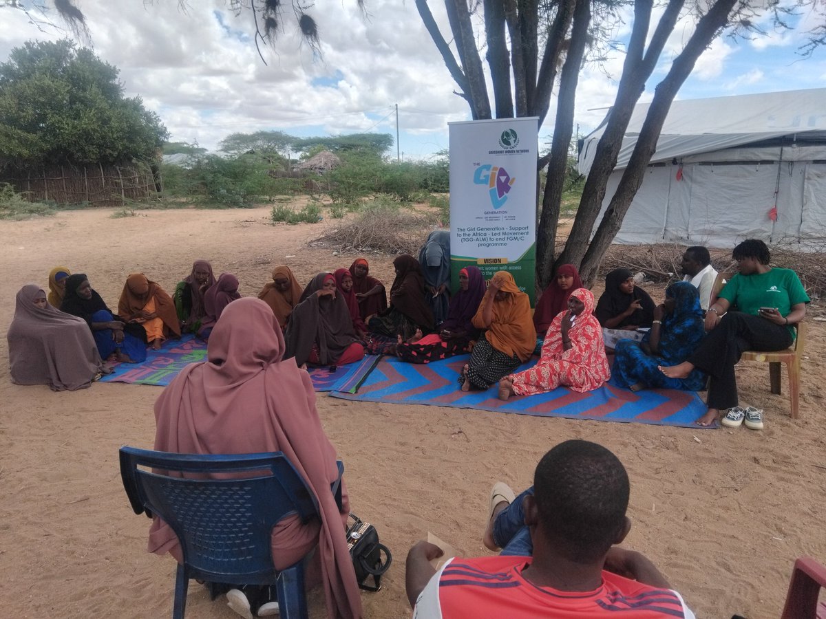 WomenGrassroot's tweet photo. Today, Grassroot Women held a sensitization forum in Agadera to raise awareness on the effects of FGM among women and teenage girls. The impactful activity was supported by TGG’s support to the Africa-Led Movement. #EndFGM #GrassrootWomen #TGG #AfricaLedMovement https://t.co/vKkVQFNrrj