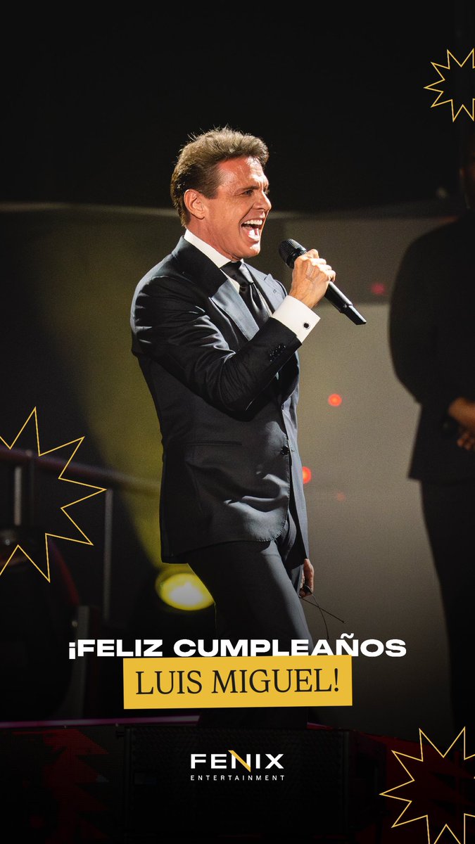 Feliz cumpleaños <a href="/LMXLM/">Luis Miguel</a> ❤️✨😍