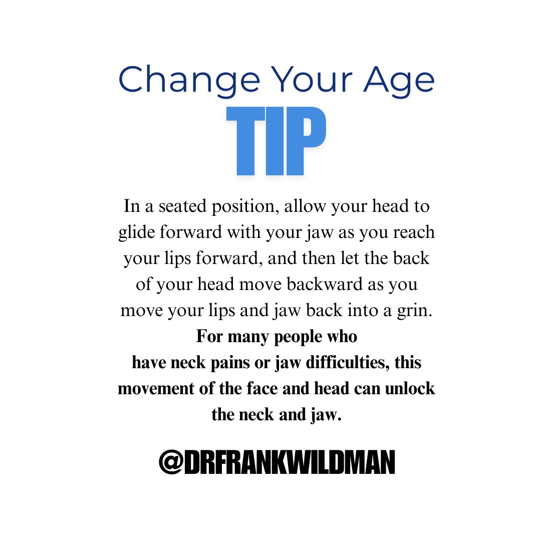 drfrankwildman's tweet photo. Glide, Grin &amp; Unlock Your Neck

#TheIntelligentBody #TMJRelief #JawHealth #ChangeYourAge #NeckMobility https://t.co/dF9KGnfSUv