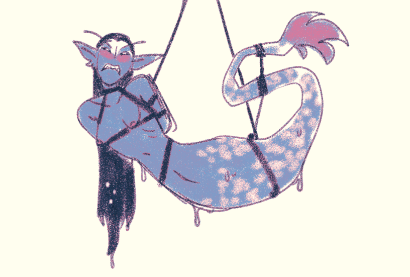 taylor_titmouse's tweet photo. here have some mermaids in suspension bondage https://t.co/D7FF7OmwA5