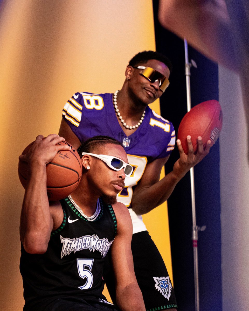 vikingzfanpage's tweet photo. Good luck to the Timberwolves during their playoff run! https://t.co/ThxBxjsvL8