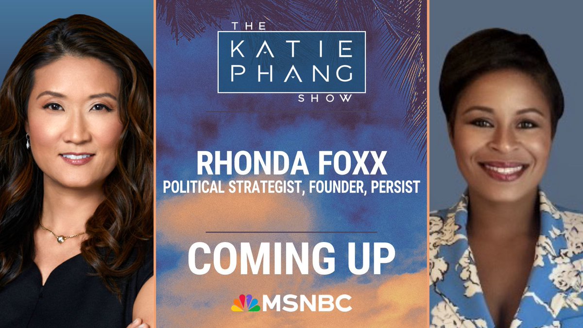 The Katie Phang Show (@katiephangshow) on Twitter photo While the DNC Chair attempts to breathe new life into the party, grassroots organizations are fired up. <a href="/RhonnieF/">Rhonda Elaine Foxx</a> joins <a href="/KatiePhang/">Katie Phang</a> next, to break it all down! #KatiePhangShow While the DNC Chair attempts to breathe new life into the party, grassroots organizations are fired up. <a href="/RhonnieF/">Rhonda Elaine Foxx</a> joins <a href="/KatiePhang/">Katie Phang</a> next, to break it all down! #KatiePhangShow