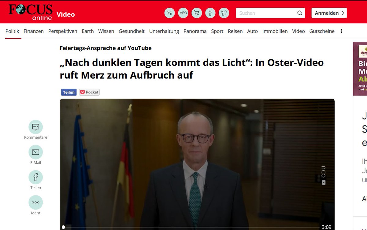 In seinem Oster-Video spricht #Merzkannesnicht  davon, dass nach dunklen Tagen das Licht kommt ✨. Er setzt auf Hoffnung und Zusammenhalt und fordert ein neues „Wir-Gefühl“ 🤝. Doch diese Forderung ist nicht nur frech, sie ist eine bodenlose Frechheit – und das ausgerechnet von