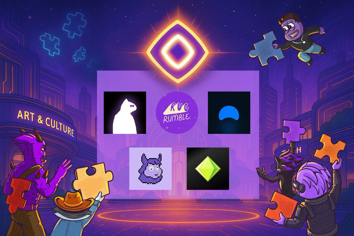 cultverse_ai's tweet photo. The final wave of Chapter One has arrived… 🧩✨

Today we welcome 5 new projects into the Art & Culture chapter on @monad_xyz.

Each will soon be featured in a Cult Markets puzzle mint—unlocking quests, stories & creative collectibles.

Giveaway prizes:
•4x LootGO Access Codes
•2x Salmoheroo GTD WLs

Let’s complete the picture:
🗺️⛓️✨