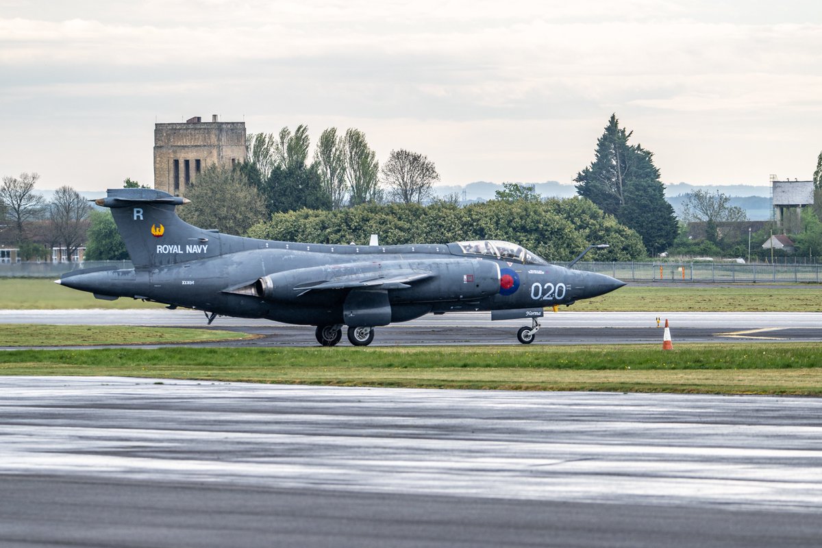 OldDegsy's tweet photo. 50th Anniversary of #Buccaneer XX894 event today at Cotswold Airport with a fast taxi and anti-deterioration exercise #blackburnbuccaneer #coldwarjets https://t.co/kxdK8dDE8r