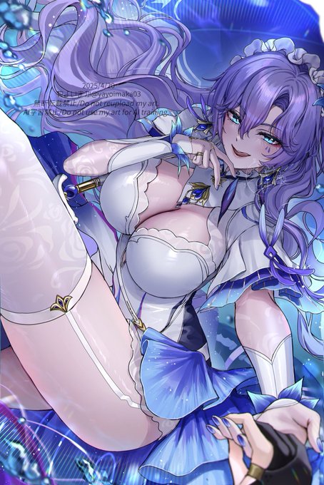 カンタレラ良すぎて描いてしまった

一緒に泳ぎましょう🪼
 #鳴潮 #カンタレラ 