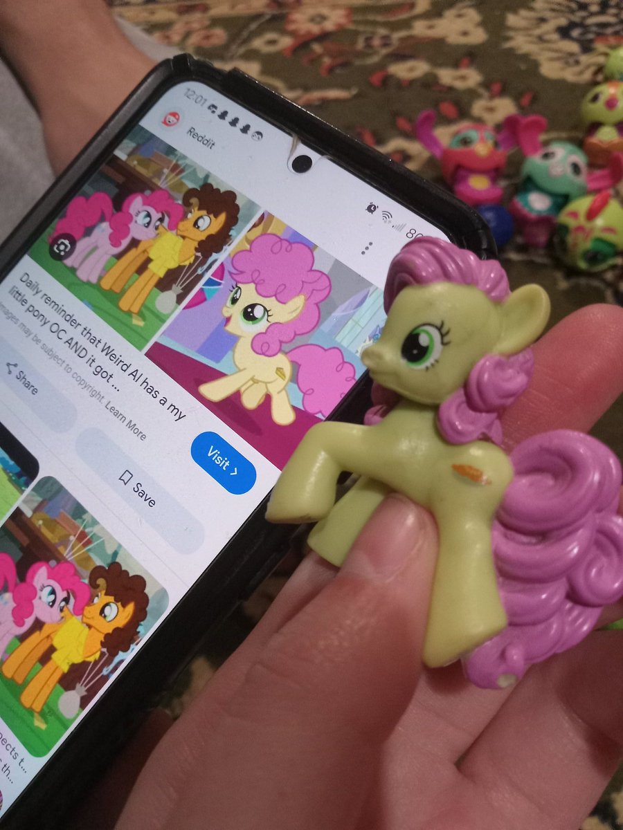 Twigg_Stick's tweet photo. Can someone explain to me why Weird Al's love child with pinky pie in my toy draw? https://t.co/DGZDCLzRfc