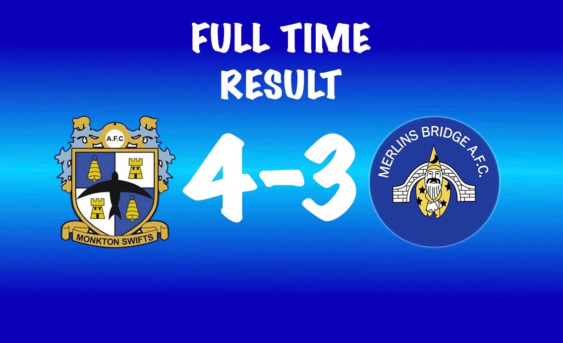 🔵FULL TIME RESULT🔵

2nd Team finish the season being involved in a 7 goal thriller this afternoon against Monkton Reserves. 

Our Goal Scorers Today!

Harvey Dalton⚽️
Lee Hudgell⚽️
Jack Ashman⚽️

#Wizards🔵⚽️🔵